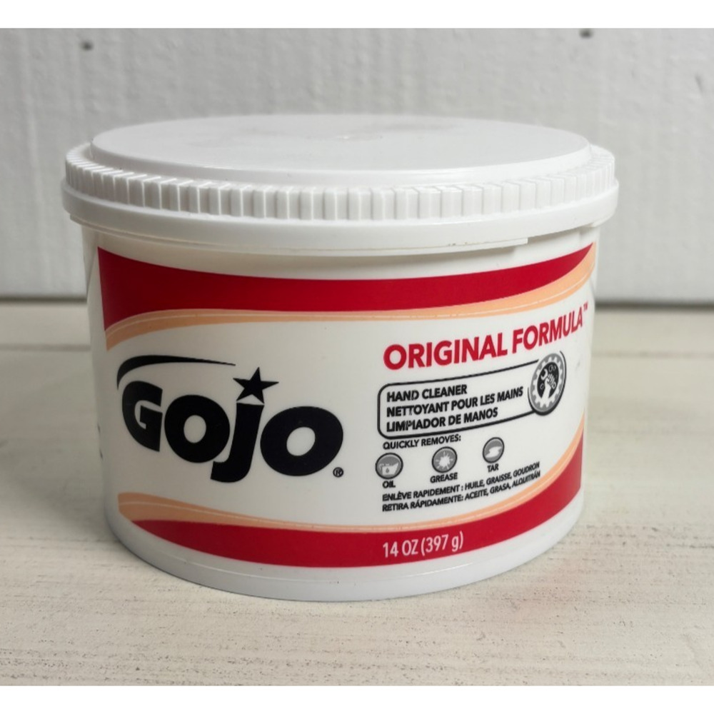 Gojo Original Formula Hand Cleaner 14 oz Removes Oil Grease Tar No Water Red